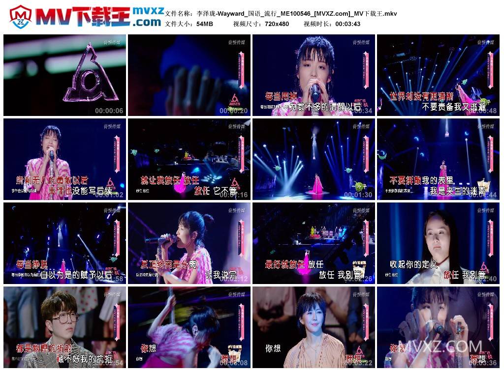 李泽珑-Wayward_国语_流行_ME100546